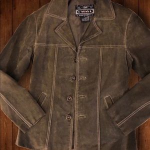 Women Jacket Suede Leather